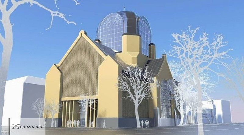 Wizualizacja z 2012 roku ze szklaną kopułą | fot. archiwum