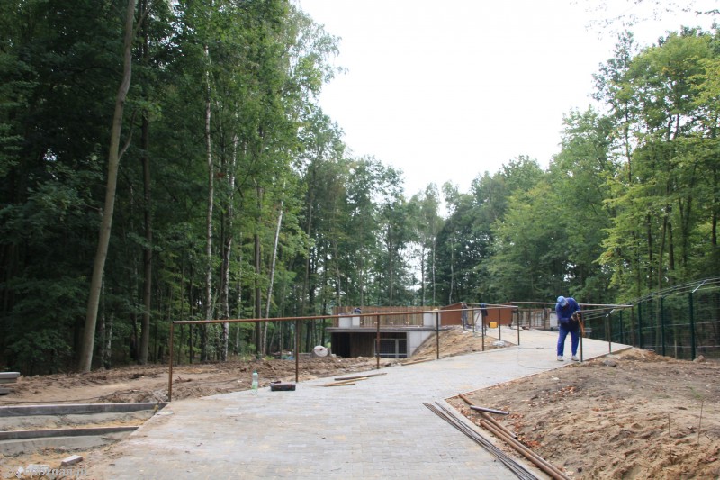 Prace na budowie niedźwiedziarni | fot. Nowe ZOO
