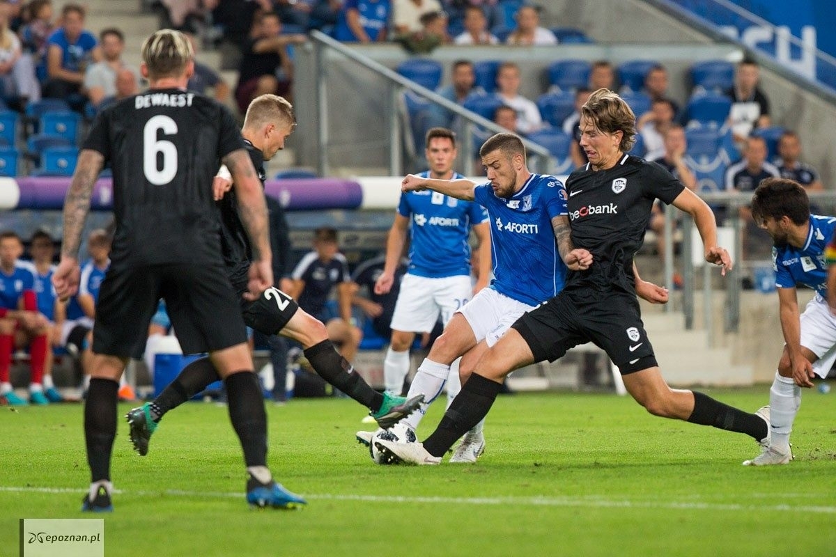 Sierpień 2018, mecz Lech - KRC Genk. To ostatni występ Kolejorza w europejskich pucharach | fot. Tomasz Szwajkowski