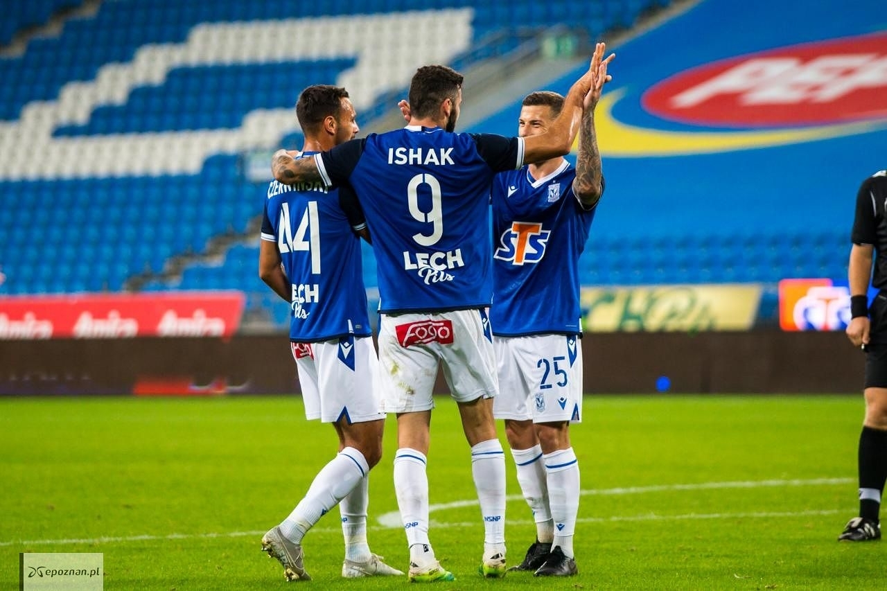 Lech rozpoczął marsz do fazy grupoweij zwycięskim meczem z łotewskim klubem Valmiera FC | fot. lechpoznan.pl/fot. Przemysław Szyszka
