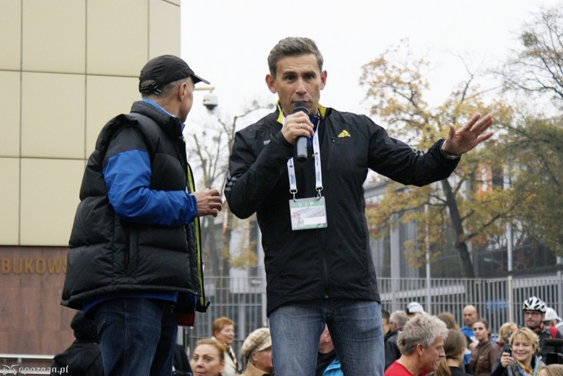 Start 14. Poznań Maratonu na ul. Grunwaldzkiej | fot. Tomasz Wojewoda