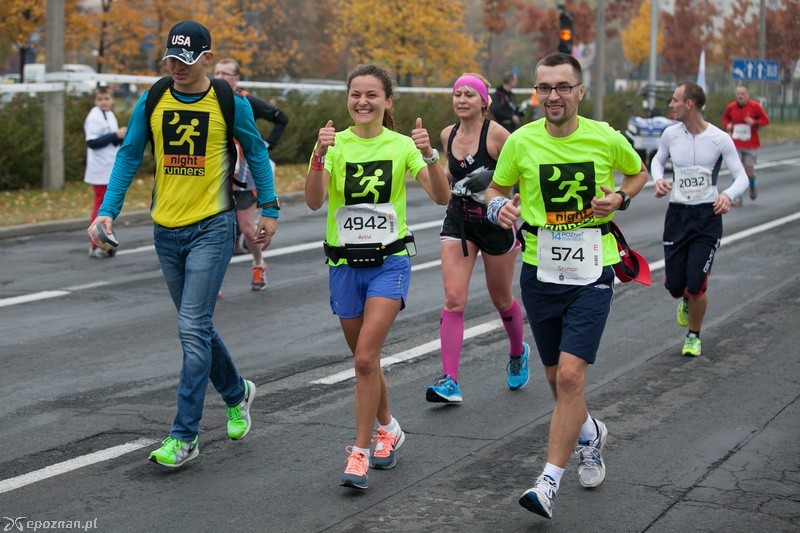 Night Runners na 14. Poznań Maratonie | fot. Tomasz Szwajkowski