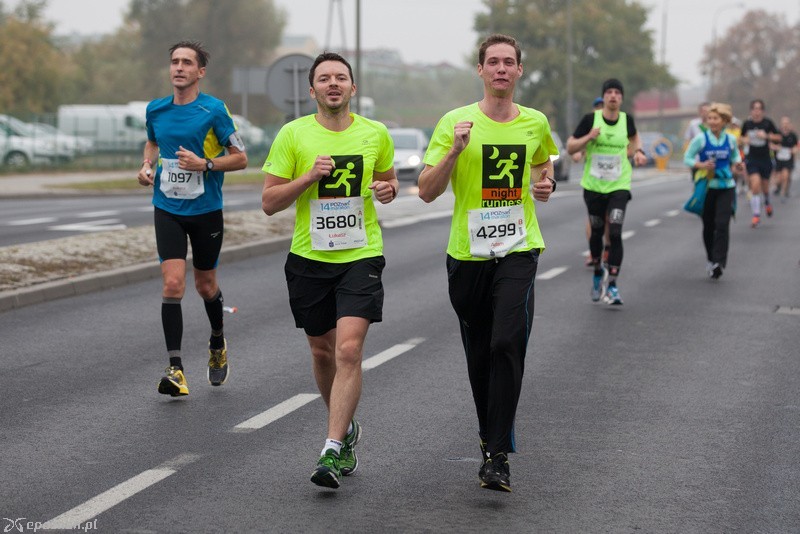 Night Runners na 14. Poznań Maratonie | fot. Tomasz Szwajkowski