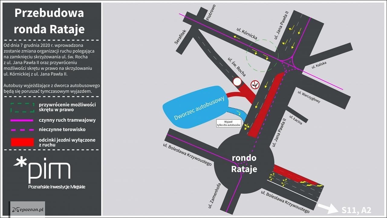 Zaktualizowana mapka | fot. PIM