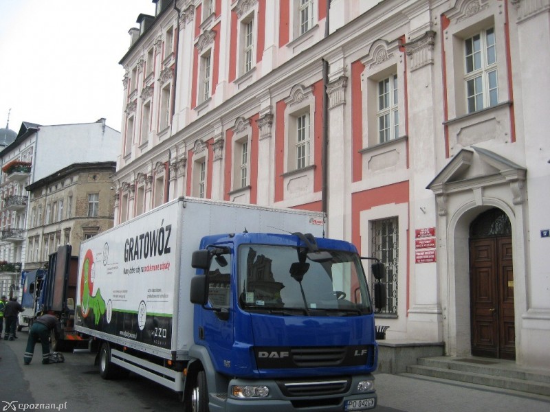 Na placu Wolności pojawi się Gratowóz | fot. www.odpady.poznan.pl