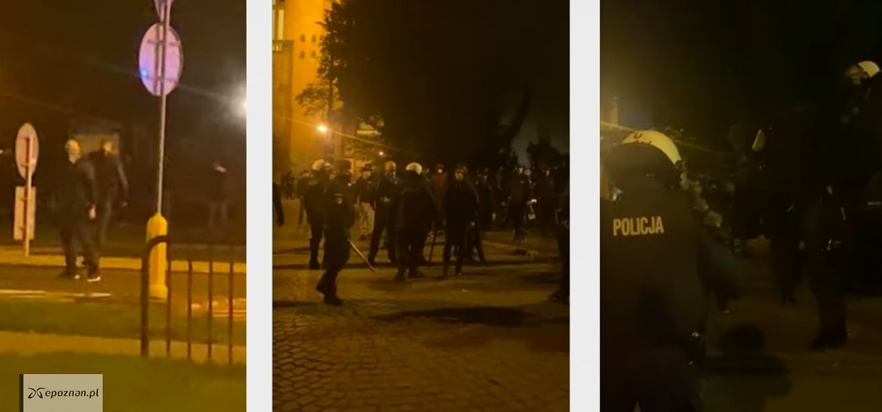Spotkanie fanatyków Lecha Poznań i uczestników Strajku Kobiet pod Katedrą | fot. Mateusz Mateo Rędzioch / YT