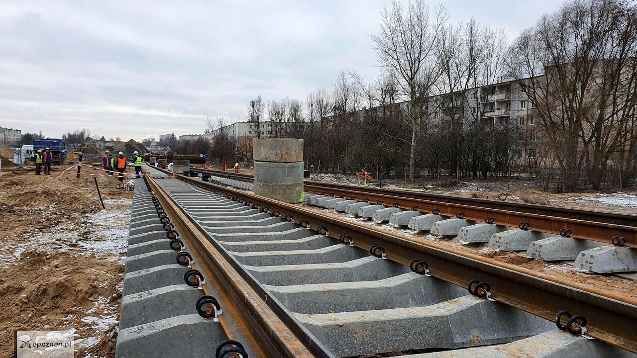 Położone torowisko w sąsiedztwie osiedla Władysława Łokietka | fot. UMP