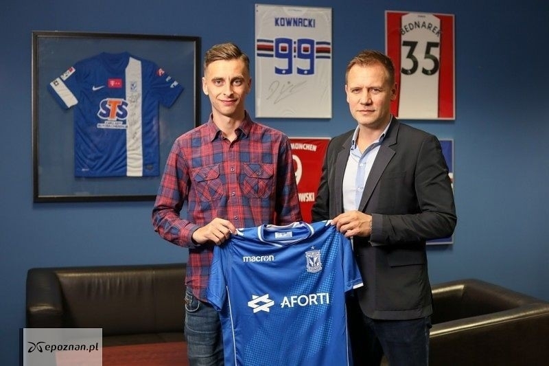 Letniowski po podpisaniu umowy z Lechem | fot. lechpoznan.pl/fot. Lech Poznań