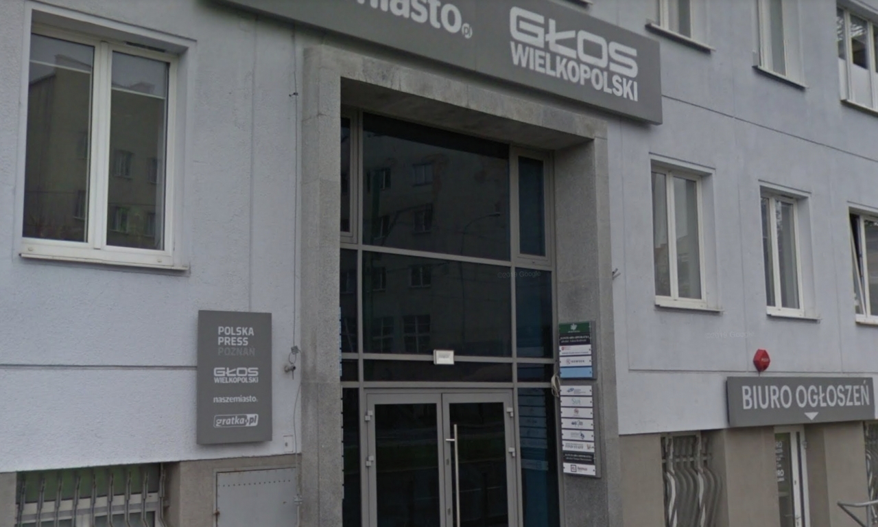 Siedziba Polska Press i Głosu Wielkopolskiego w Poznaniu | fot. Google Street View