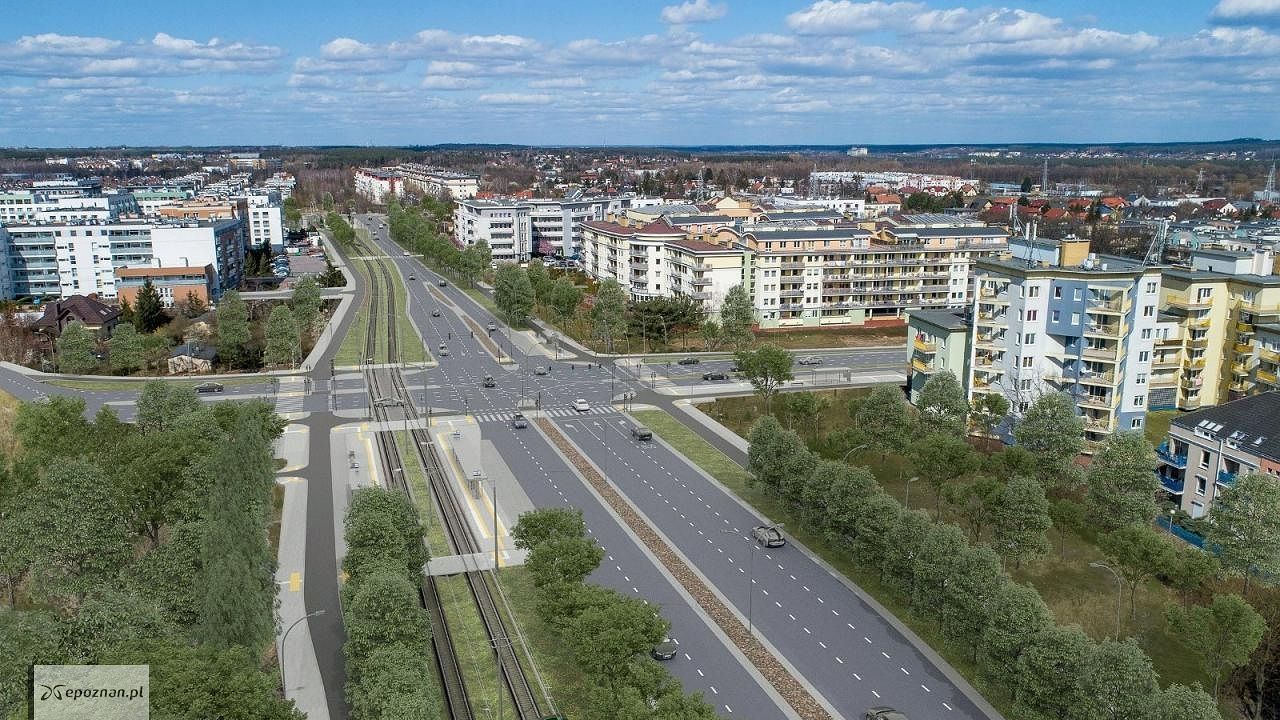 Nowa Naramowicka / wizualizacja | fot. UM Poznań