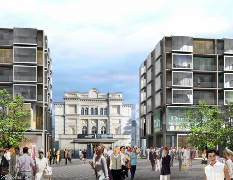 Jeden z projektów zagospodarowania działek przy 27 Grudnia | fot. JEMS Architekci - projekt z 2007 roku