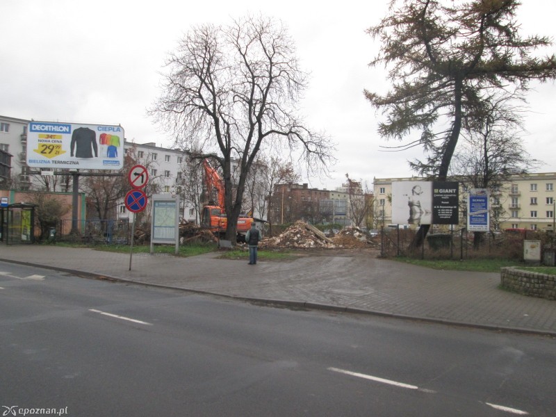 Prace na terenie przy Głogowskiej/Hetmańskiej | fot. Nishio Poznań