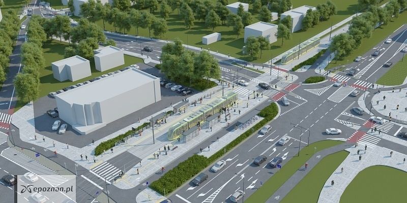 Nowy przejazd przez torowisko w rejonie salonu samochodowego i Posnanii | fot. PIM