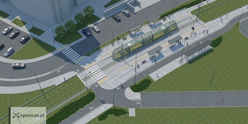 Nowa lokalizacja przystanku na Polance | fot. PIM
