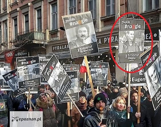 Zaznaczony plakat wywołał oburzenie. | fot. L.T.
