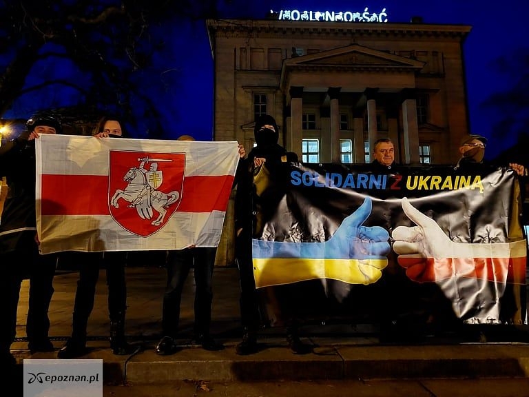 Pikieta Solidarni z Ukrainą | fot. Przemysław Łukaszyk