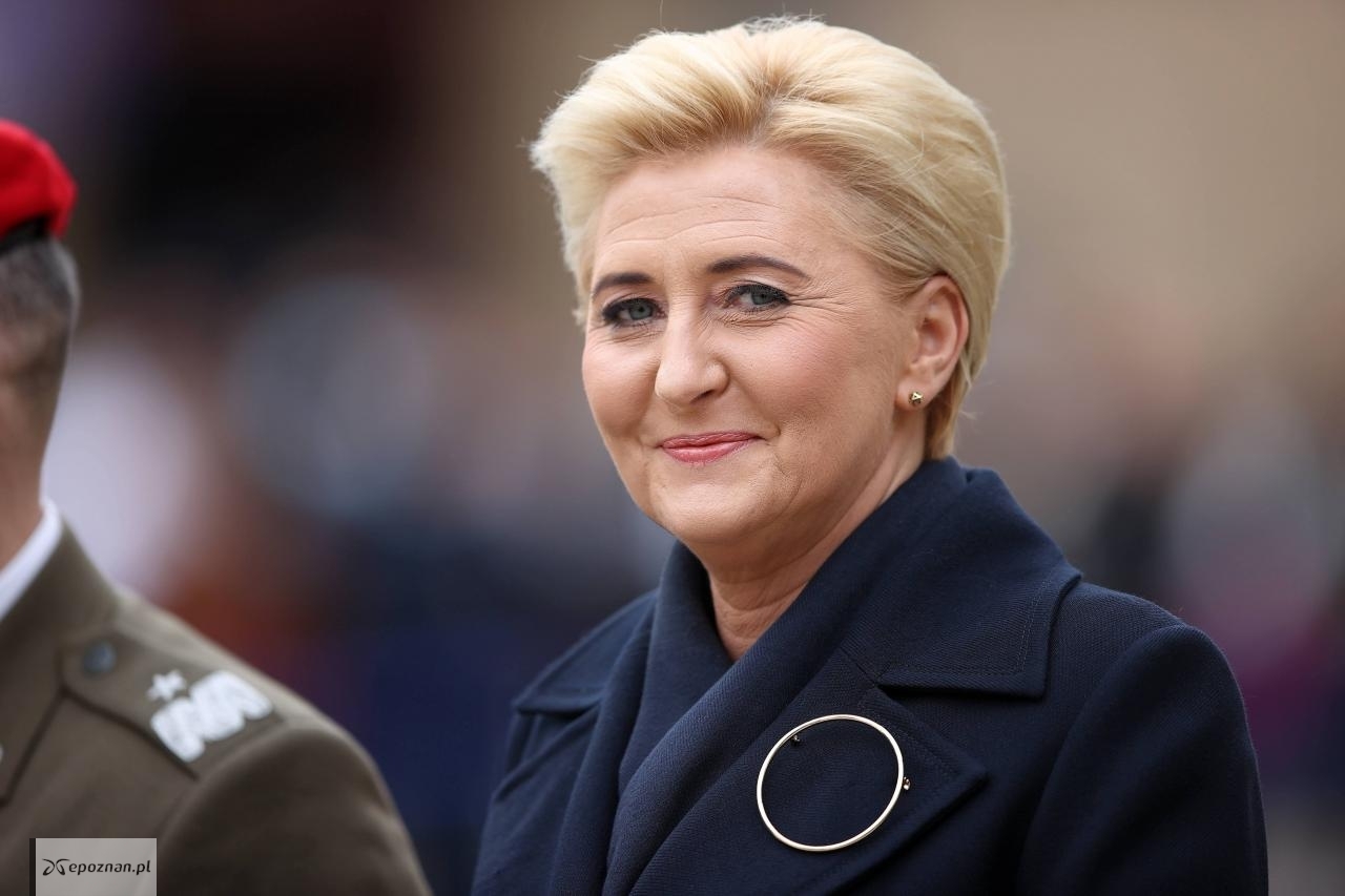 Agata Kornhauser-Duda w Krakowie. | fot. Łukasz Gągulski/PAP