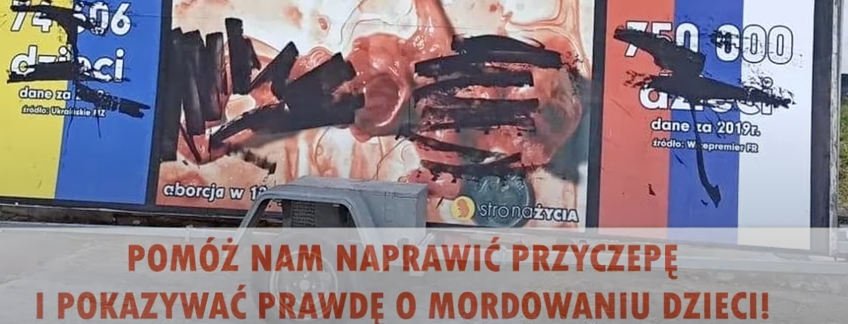 Tak pomazano billboard | fot. Screen YouTube / Fundacja Pro TV