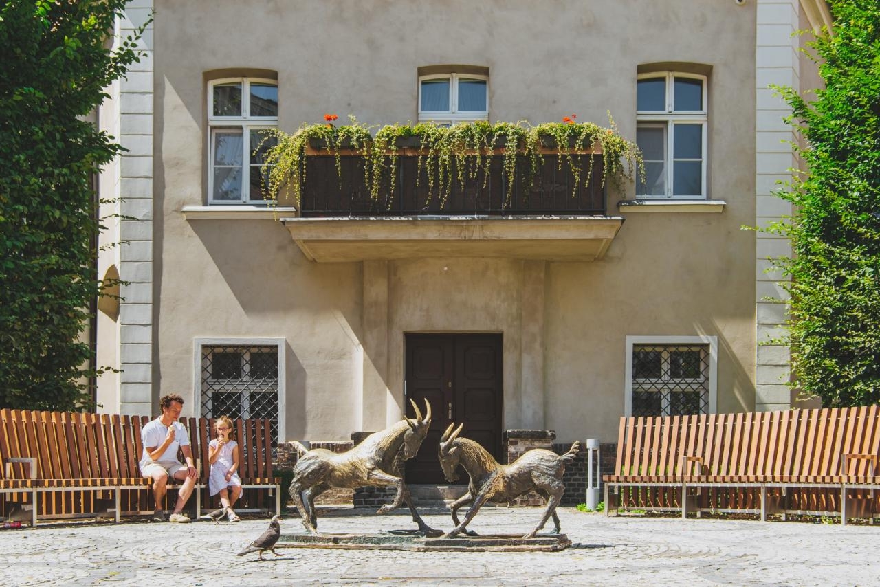 Koziołki już na swoim miejscu. | fot. Miasto Poznań / FB