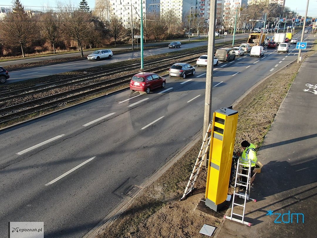 Fotoradar na Hetmańskiej | fot. ZDM Poznań