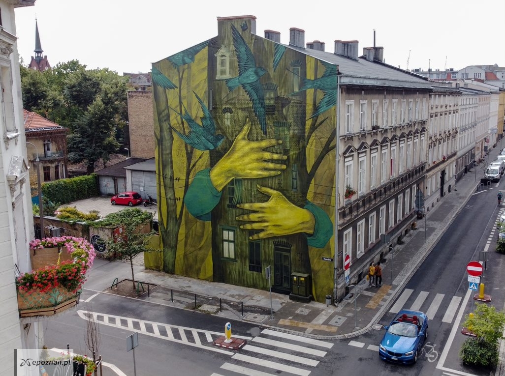 Mural na Jeżycach przy ul. Wawrzyniaka 14 | fot. Mur-All Studio