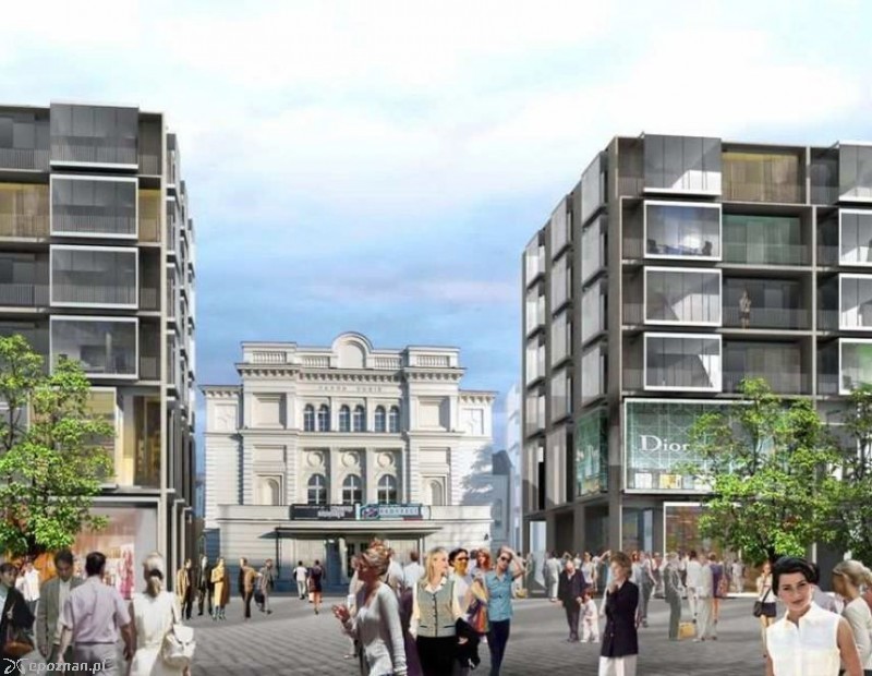 Jeden z projektów zagospodarowania działek przy 27 Grudnia | fot. JEMS Architekci - projekt z 2007 roku