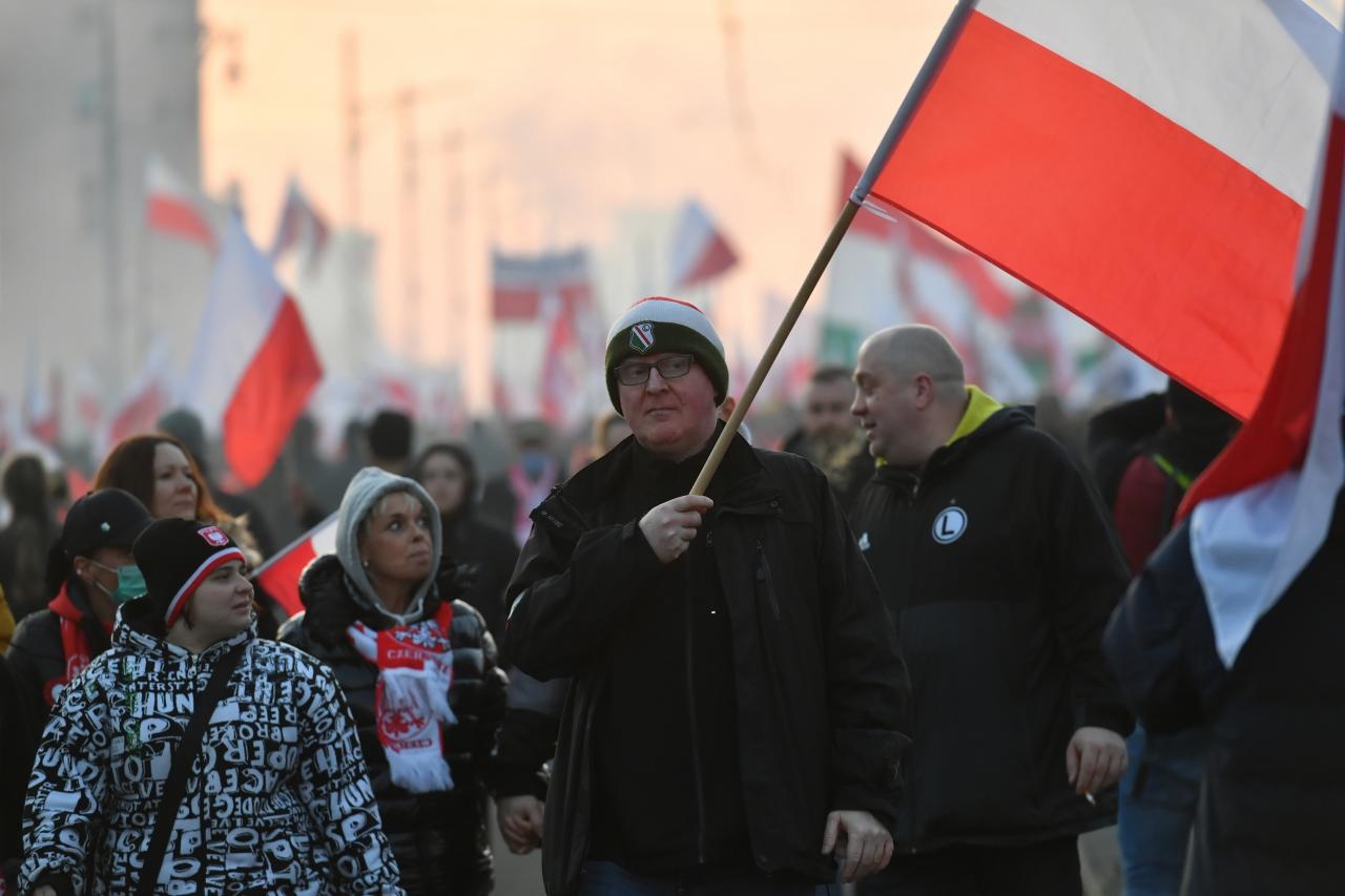 Marsz Niepodległości w Warszawie | fot. PAP/Piotr Nowak