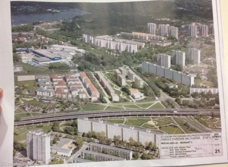 Koncepcje UWI zakładające zabudowę terenu parkowego | fot. UWI