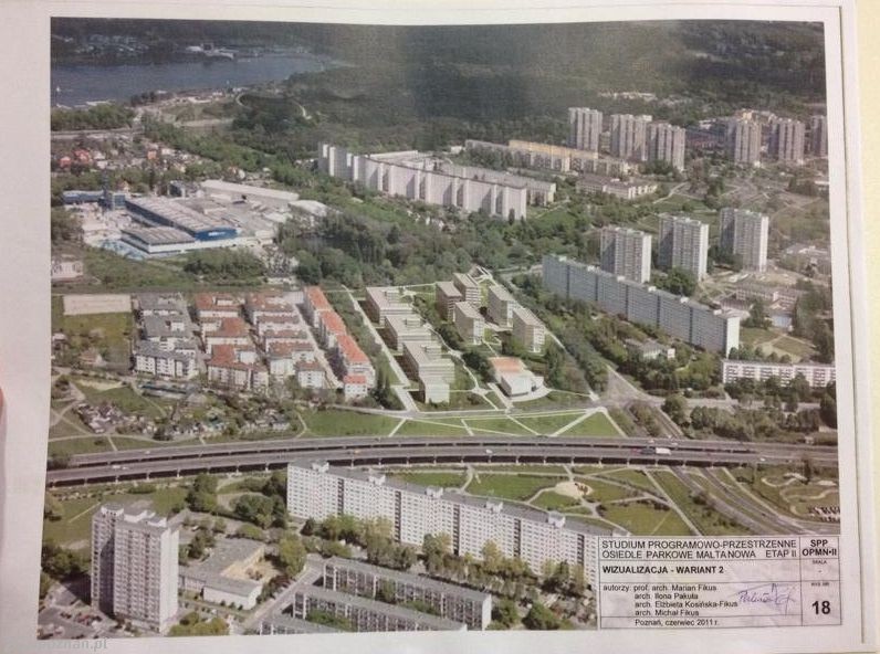 Koncepcje UWI zakładające zabudowę terenu parkowego | fot. UWI