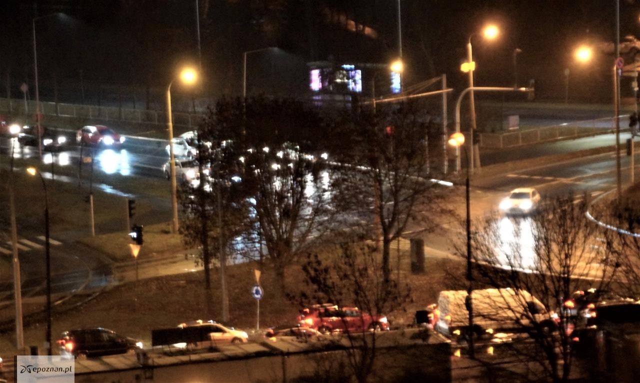 Gołoledź na poznańskich drogach. | fot. Włodzimierz Hoppel