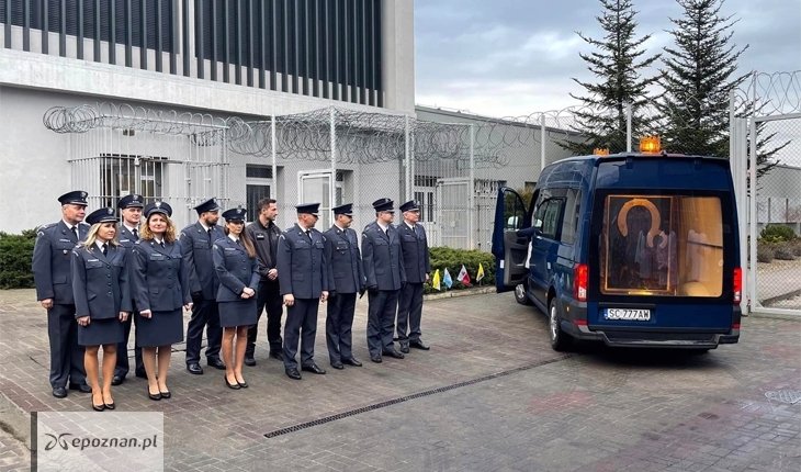Obraz Matki Boskiej Częstochowskiej w Zakładzie Karnym w Gębarzewie. | fot. Archidiecezja Gnieźnieńska