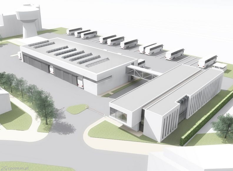 Tak mogłaby wyglądać nowa baza PKS | fot. Pracownia Architektoniczna Grzegorza Czerwińskiego